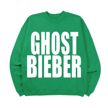 Justin Bieber Ghost Green Sweatshirt